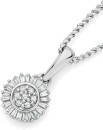 9ct-White-Gold-Diamond-Cluster-Pendant Sale