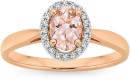 9ct-Rose-Gold-Morganite-Diamond-Ring Sale