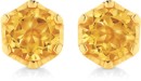 9ct-Gold-Citrine-Stud-Earrings Sale