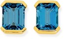 9ct-Gold-London-Blue-Topaz-Stud-Earrings Sale