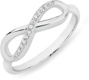 Sterling-Silver-Cubic-Zirconia-Infinity-Ring Sale