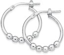 Sterling-Silver-15mm-5-Ball-Fine-Hoop-Earrings Sale