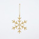 Beaded-Gold-Snowflake-Christmas-Decoration-by-Habitat Sale