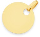 9ct-Gold-16mm-Round-Disc-Engravable-Pendant Sale