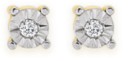 9ct-Gold-Diamond-Miracle-Set-Stud-Earrings Sale