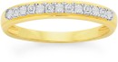 9ct-Gold-Diamond-Anniversary-Band Sale