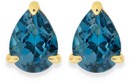 9ct-Gold-London-Blue-Topaz-Stud-Earrings Sale