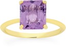 9ct-Gold-Amethyst-Solitaire-Ring Sale