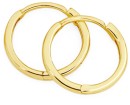 9ct-Gold-15x9mm-Fine-Polished-Huggie-Earrings Sale