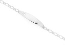 Sterling-Silver-145cm-Figaro-with-Oval-Heart-ID-Bracelet Sale