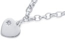 Sterling-Silver-19cm-Oval-Belcher-With-Heart-Charm Sale