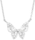 Sterling-Silver-Flutter-Cubic-Zirconia-Butterfly-Necklet Sale