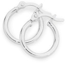 Sterling-Silver-2x10mm-Polished-Tube-Hoops Sale