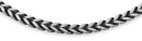 Stainless-Steel-55cm-Oxidised-Matte-Foxtail-Mens-Chain Sale