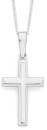 Sterling-Silver-20mm-Fine-Bevelled-Cross-Pendant Sale