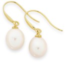 9ct-Gold-Cultured-Freshwater-Pearl-Earrings Sale