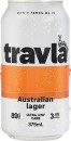 Travla-Mid-Strength-Lager-Cans-375mL Sale