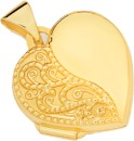 9ct-Gold-15mm-Engraved-Heart-Locket Sale