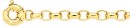 9ct-Gold-19cm-Solid-Belcher-Bolt-Ring-Bracelet Sale