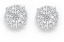 9ct-Yellow-Gold-Diamond-Sparkle-Cluster-Stud-Earrings Sale