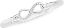 Sterling-Silver-Cubic-Zirconia-Infinity-Bangle Sale