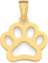 9ct-Gold-Dog-Paw-Pendant Sale