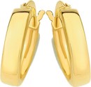 9ct-Gold-10mm-Rectangular-Tube-Hoop-Earrings Sale