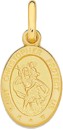 9ct-Gold-12mm-Oval-Saint-Christopher-Medallion-Pendant Sale