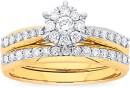 9ct-Gold-Diamond-Bridal-Set Sale