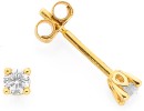 9ct-Gold-Diamond-Stud-Earrings Sale