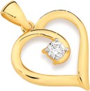 Alora-10ct-Gold-15-Point-Solitaire-Lab-Grown-Diamond-Heart-Pendant Sale