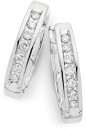 9ct-White-Gold-Diamond-Huggie-Earrings Sale