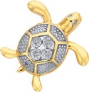 9ct-Gold-Diamond-Turtle-Pendant Sale