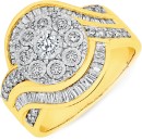 9ct-Gold-Diamond-Cluster-Wrap-Dress-Ring Sale