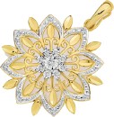 9ct-Gold-Diamond-Flower-Enhancer-Pendant Sale