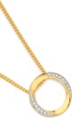 9ct-Gold-Diamond-Open-Circle-Slider-Pendant Sale