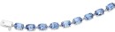 9ct-White-Gold-Created-Ceylon-Sapphire-Bracelet Sale