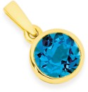 9ct-Gold-London-Blue-Topaz-Pendant Sale