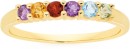 9ct-Gold-Multi-Gemstone-Claw-Set-Dress-Ring Sale