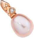 9ct-Rose-Gold-Pink-Cultured-Freshwater-Pearl-and-Diamond-Slider-Pendant Sale