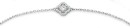 Sterling-Silver-19cm-Cable-Cubic-Zirconia-Clover-Charm-Bracelet Sale