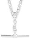 Sterling-Silver-47cm-Belcher-T-Bar-Fob-Necklace Sale