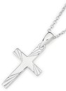 Sterling-Silver-20mm-Diamond-Cut-Ends-Cross-Pendant Sale