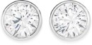 Sterling-Silver-6mm-Cubic-Zirconia-Studs-with-Heart-Detail Sale