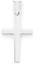 Sterling-Silver-25mm-Square-Edge-Cross-Mens-Pendant Sale