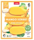 Coles-Mango-Sorbet-Sticks-6-Pack-360mL Sale