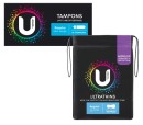 U-By-Kotex-Ultra-Thin-Pads-With-Wings-Regular-14-Pack-or-Tampons-Regular-16-Pack Sale