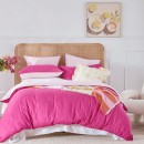 Linen-Look-Reversible-Pink-Quilt-Cover-Set-by-Essentials Sale