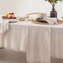 Ashra-Fringed-Beige-Table-Linen-Range-by-MUSE Sale