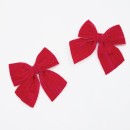 Jessa-Christmas-Red-Velvet-Bow-Pack-of-2-by-Habitat Sale